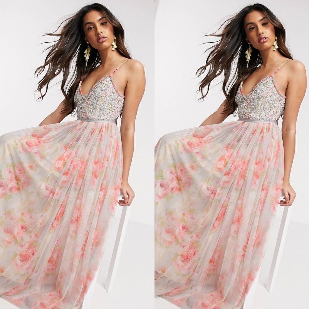Needle & Thread Ruby Bloom Maxi Dress - BHLDN - Picture 3 of 9